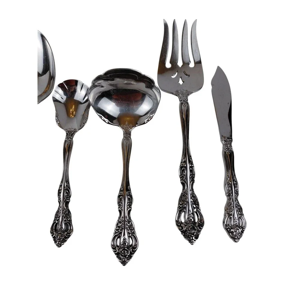 Oneida Stainless Steel MICHELANGELO 7 Piece Serving Set